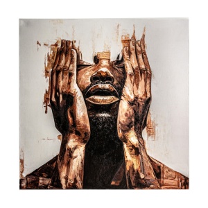 Tablou multicolor din fibre naturale 200x200 cm Yeray Vical Home