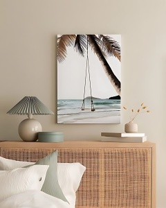 Tablou multicolor din fibre naturale 40x60 cm Artcanvas125 The Home Collection