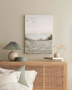 Tablou multicolor din fibre naturale 40x60 cm Artcanvas50 The Home Collection