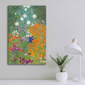 Tablou multicolor din fibre naturale 45x70 cm Flowers The Home Collection