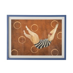 Tablou multicolor din lemn 47x62 cm Svela Bloomingville