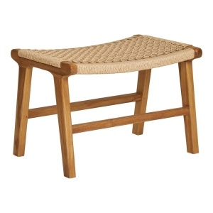 Taburet pentru picioare maro din lemn 40x60 cm Derby House Nordic