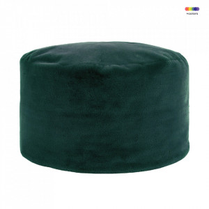 Taburet rotund verde din poliester 75 cm Lyall LifeStyle Home Collection