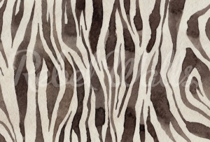 Tapet maro din hartie Zebra Stripes Rebel Walls