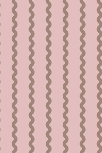 Tapet roz din hartie Wobbly Stripe Rebel Walls