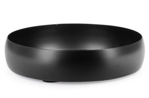 Tava decorativa neagra din metal 23 cm Mythri Bizzotto