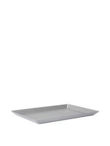 Tava dreptunghiulara argintie din metal 25x34 cm Press Ferm Living