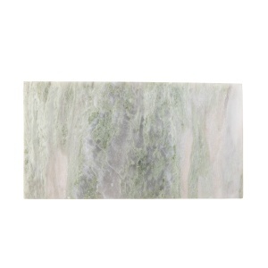Tocator dreptunghiular verde din marmura 20x38 cm Keika Bloomingville