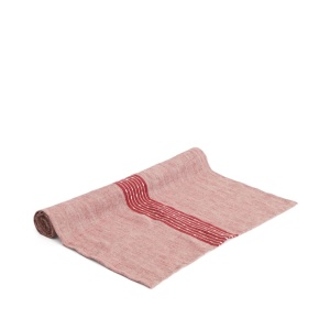 Traversa masa rosie din bumbac 50x150 cm Calena Kave Home
