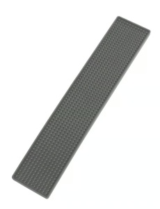 Uscator pentru pahare gri din fibre sintetice 8x42 cm Draining Mat Wenko