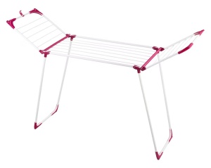 Uscator rufe alb/rosu bordo din metal Summer Dry Large Wenko