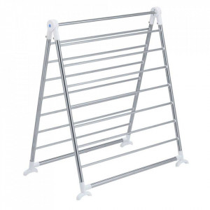 Uscator rufe argintiu/alb din metal Overbath Profi Wenko