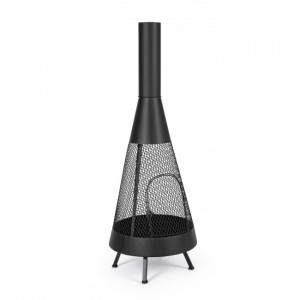 Vatra foc neagra din metal 138 cm Efesto Bizzotto