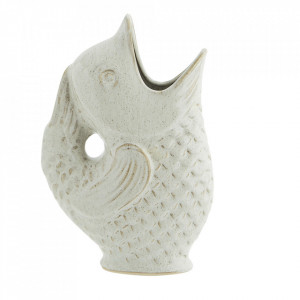 Vaza alba din ceramica 23 cm Sissone Madam Stoltz