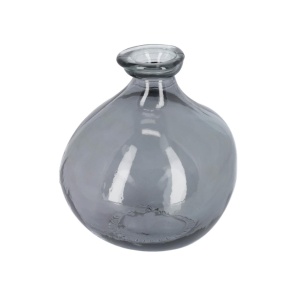 Vaza albastra din sticla 18 cm Brenna Kave Home
