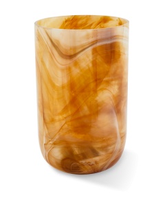 Vaza bej din sticla 30 cm Marbled Pols Potten