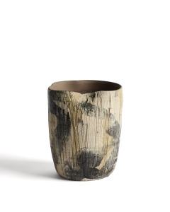 Vaza decorativa bej din ceramica 23 cm Dirva Kave Home
