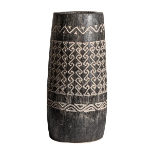 Vaza decorativa maro din lemn 50 cm Nantua Vical Home