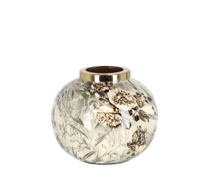 Vaza decorativa multicolora din metal 13 cm Visalia Bizzotto