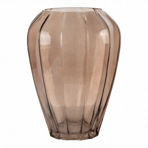 Vaza din sticla maro 29 cm Bruno House Nordic
