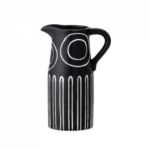 Vaza neagra din ceramica 17 cm Troy Bloomingville