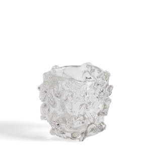 Vaza transparenta din sticla 16 cm Vorma Kave Home