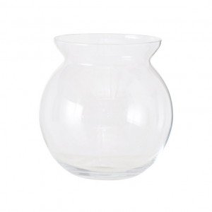 Vaza transparenta din sticla 25 cm Mira Boltze