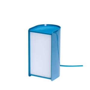 Veioza albastru petrol din metal 30 cm Book Hubsch