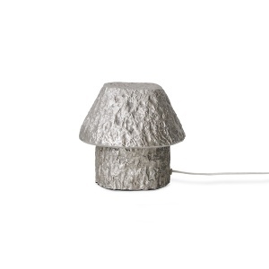 Veioza argintie din metal 20 cm Artefact HKliving