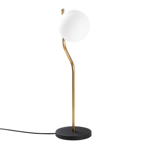 Veioza aurie/neagra din metal 61 cm Tulip The Home Collection