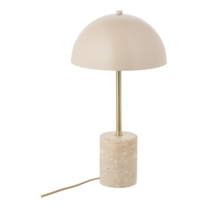 Veioza bej din marmura 45 cm Sheffield House Nordic