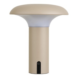 Veioza bej din metal 22 cm Ramsey House Nordic