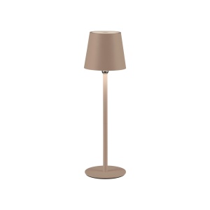 Veioza bej nisipiu din metal 37 cm Boteria Zuma Line
