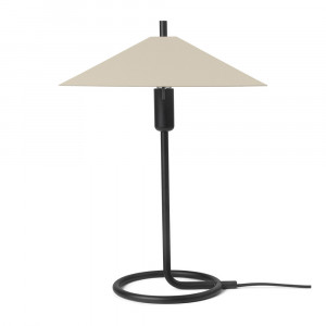 Veioza neagra/crem din metal 43 cm Filo Ferm Living