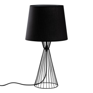 Veioza neagra din metal 55 cm Telıs The Home Collection