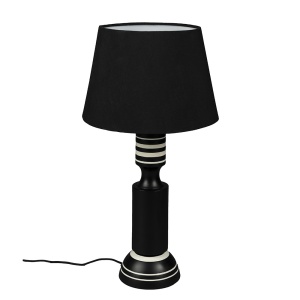 Veioza neagra din metal 60 cm Virgil Dutchbone
