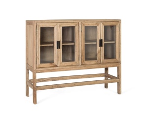 Vitrina maro din lemn 100 cm Virelle Giner y Colomer