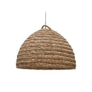 Abajur maro din fibre naturale Fonteta Round Kave Home