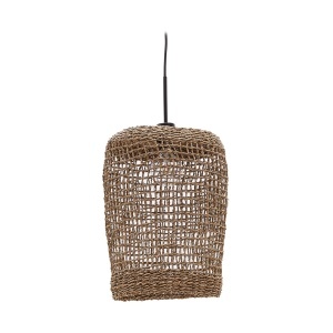 Abajur maro din fibre naturale Laiar Kave Home
