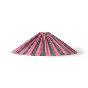 Abajur multicolor din bambus Plisse Camellia HKliving