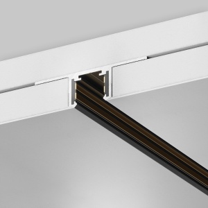 Accesoriu pentru sina negru din metal Busbar Trunk Tenity 2 Maytoni