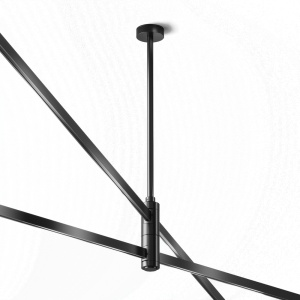 Accesoriu pentru sina negru din metal Flarity Medium Double Mount Maytoni