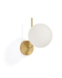 Aplica alba/aurie din metal Brisia Kave Home