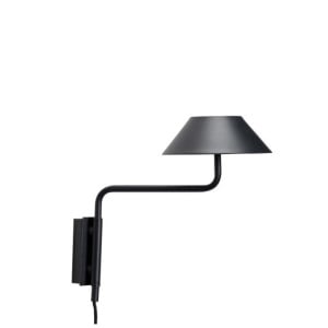 Aplica dimabila neagra din metal Cover Hubsch