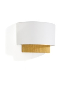 Aplica galben mustar din metal Bianella Kave Home