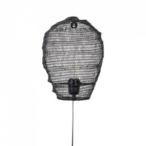 Aplica neagra din metal Lena Quiet Object