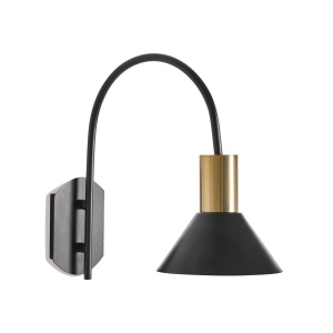 Aplica neagra din metal Seb Vical Home