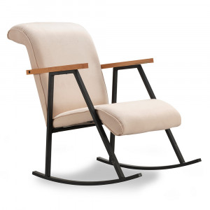 Balansoar crem din textil Yoka The Home Collection