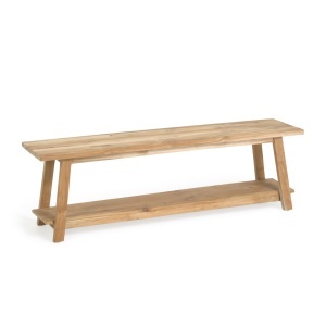 Bancheta maro din lemn 150 cm Safara Kave Home