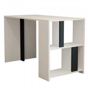 Birou alb/gri antracit 60x120 cm Lima The Home Collection